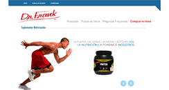 Desktop Screenshot of productosdrfrank.com
